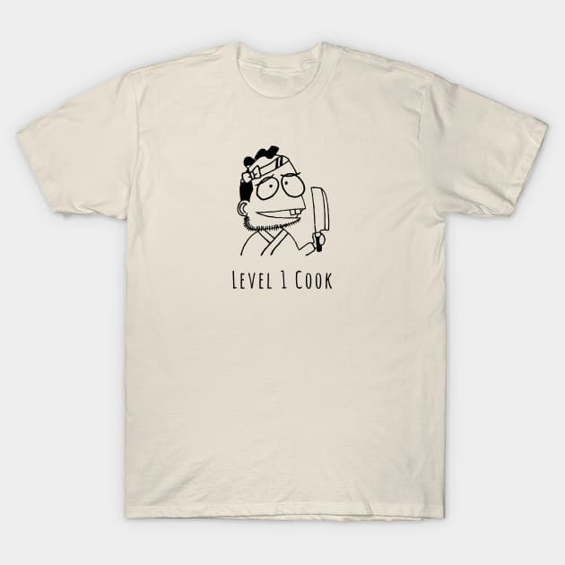 Level 1 Cook T-Shirt by PopCycle